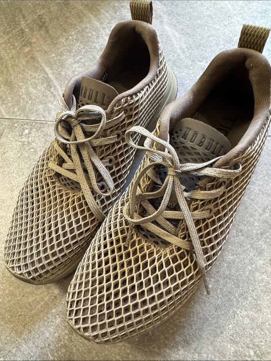 NOBULL Shoes - NOBULL Beige/Taupe Mesh Sneaker